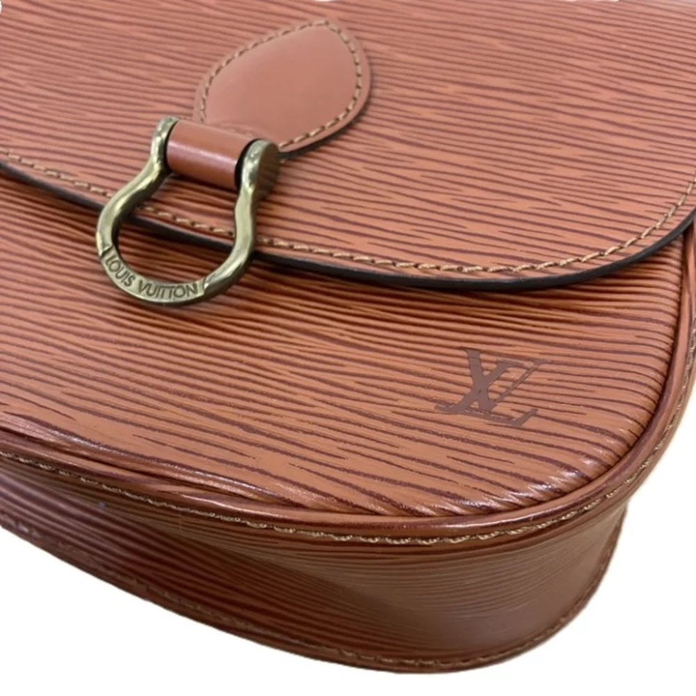 Authentic Louis Vuitton Saint Cloud Epi PM brown kenya leather vintage - Picture 6 of 12